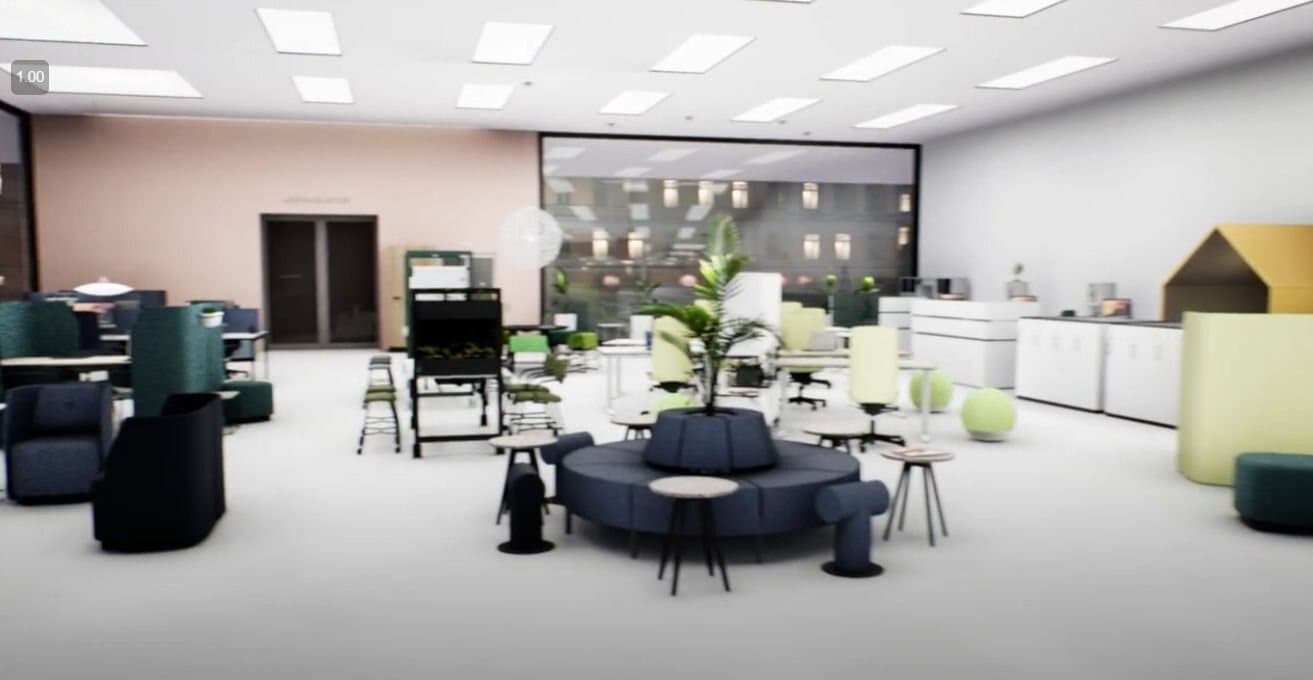 Kinnarps digital showroom