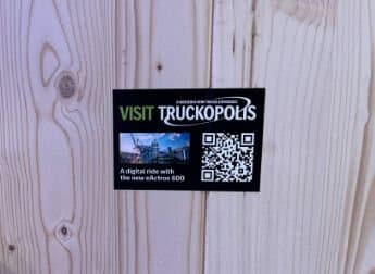 Cartão com QR do Visit Truckopolis